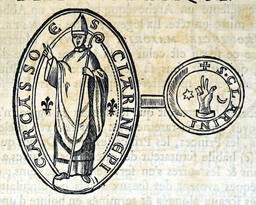 Clarinus Bischof von Carcassonne im 13. Jahrhundert.