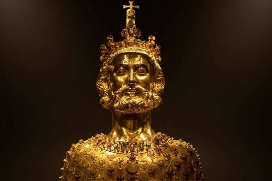 Kaiser,  Karl der Grosse, König des Fränkischen Reiches, Rex Langobardorum