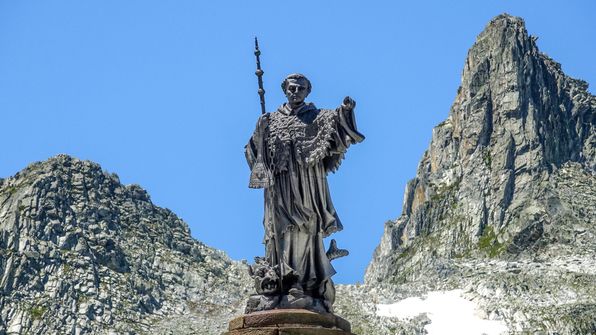 Poenius Gottheit des Berges - Bernhard von Aosta 